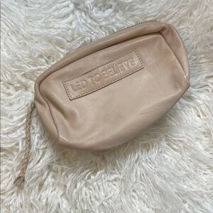 Cream Cosmetic Bag